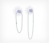 Крепление рекламной продукции, Присоски, Силиконовая присоска  SC-BALL CHAIN с шариковой цепочкой 